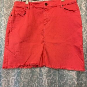 LOFT Skirt with frayed hem